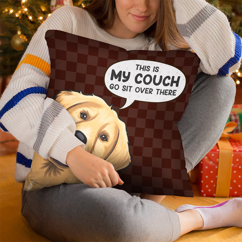 Nous aimons nos animaux de compagnie - Coussin personnalisé pour chien et chat - Cadeau pour propriétaires et amoureux des animaux