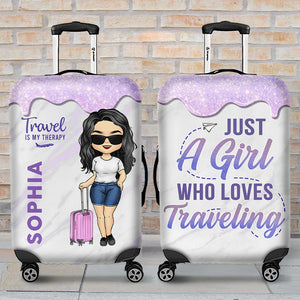 L'été approche et je dois y aller - Housse de bagage personnalisée - Cadeau pour les amoureux du voyage