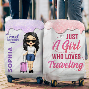 L'été approche et je dois y aller - Housse de bagage personnalisée - Cadeau pour les amoureux du voyage