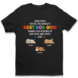 Merci maman pour tout - T-shirt unisexe personnalisé pour chien, sweat à capuche, sweat-shirt - Cadeau pour les propriétaires d'animaux et les amoureux des animaux