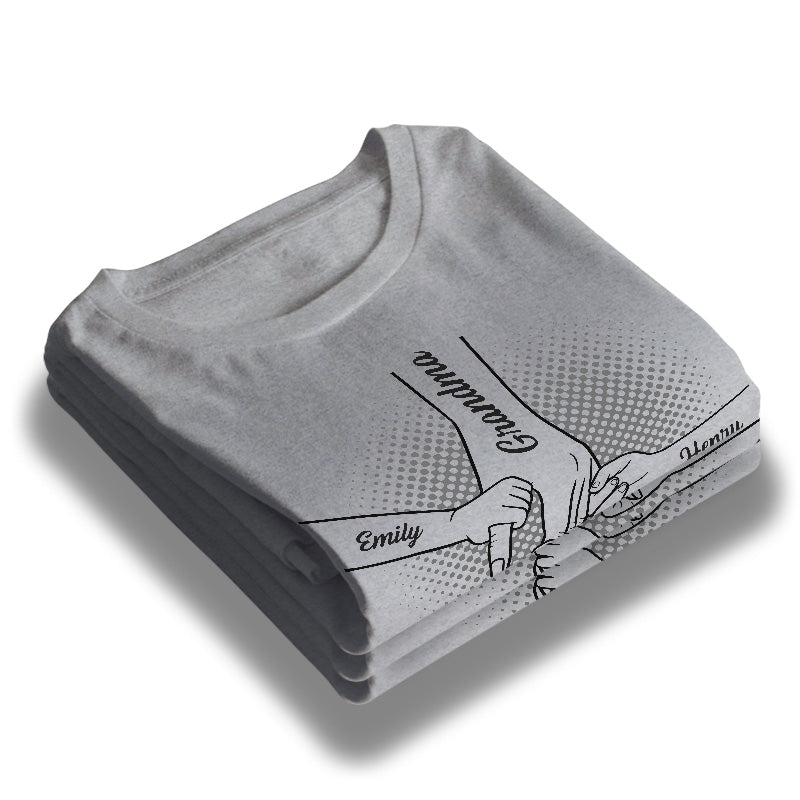 Ne t'inquiète pas mon cœur, je suis toujours là - T-shirt unisexe personnalisé pour la famille, sweat à capuche, sweat-shirt - Cadeau pour maman, grand-mère