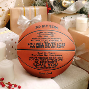 Dad to Son - You Will Never Lose, You Either Win Or Learn - Basketball With Pump