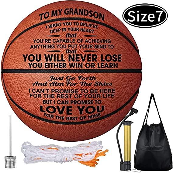 À mon petit-fils - Tu ne perdras jamais - Basket-ball avec pompe 