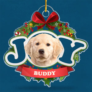 Photo personnalisée « Je suis le chien coquin » - Décoration personnalisée pour chien et chat - Acrylique - Cadeau de Noël pour les propriétaires et les amoureux des animaux