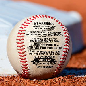 Tu ne perdras jamais - Baseball familial - Cadeau pour petit-fils de grand-mère 