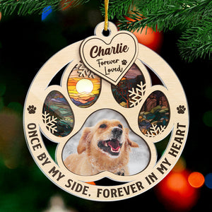 Custom Photo My Hardest Goodbye - Memorial Personalized Custom Ornament - Acrylic Custom Shaped - Christmas Gift, Sympathy Gift For Pet Owners, Pet Lovers